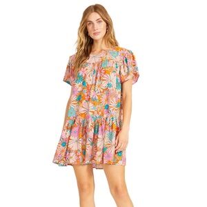 BB Dakota Retro Floral Mini Dress